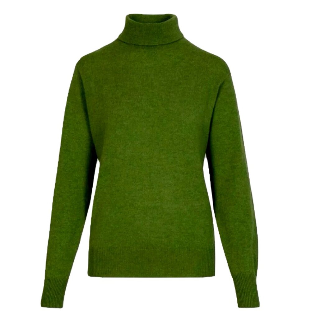 Banana Republic Green Wool Turtleneck Sweater – M